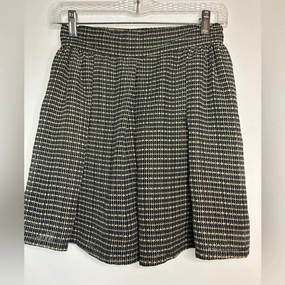 Zara Pants - Zara Womens small black, yellow, and blue geometric print shorts. 100%polyester
